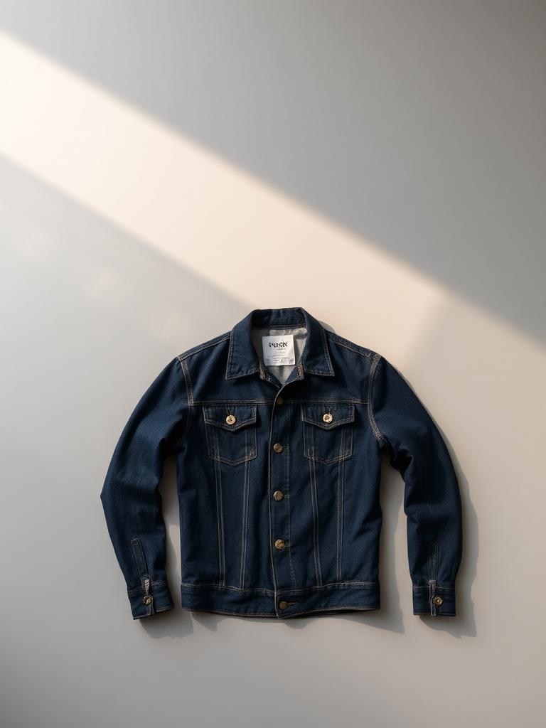 Veste photographiée pour une annonce